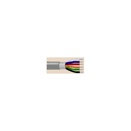 Belden Multi-Conductor Cable, AWM, 20 AWG, 12 C, Chrome, PVC, Stranded, 300V AC, Indoor, 1000 ft 9261 0601000